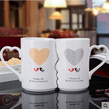 Load image into Gallery viewer, Nordic style Creative Coffee Cup 2 Pieces / Set Couple Cup Ceramic Kiss Cup Valentine&#39;s Day Wedding Birthday Gift Trend Fashion