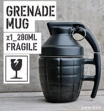 Load image into Gallery viewer, Creative Grenade with Cap Mug Office Grenade Ceramic Coffee Cup Couple Weird Water Cup
