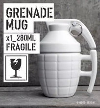 Load image into Gallery viewer, Creative Grenade with Cap Mug Office Grenade Ceramic Coffee Cup Couple Weird Water Cup