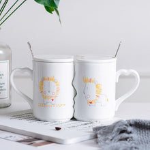 Load image into Gallery viewer, Nordic style Creative Coffee Cup 2 Pieces / Set Couple Cup Ceramic Kiss Cup Valentine&#39;s Day Wedding Birthday Gift Trend Fashion
