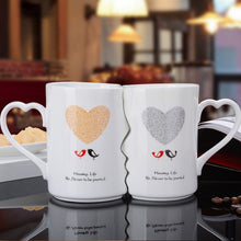 Load image into Gallery viewer, Couple cups a pair of creative trends Korean mugs personality water cups ceramic cups get married and give gifts for birthdays