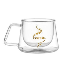 Load image into Gallery viewer, Double Wall Mug Office Mugs With The Handle Transparent Drinkware Coffee Cups Tea Set Mugs Beer Drink Office Cup Simple style
