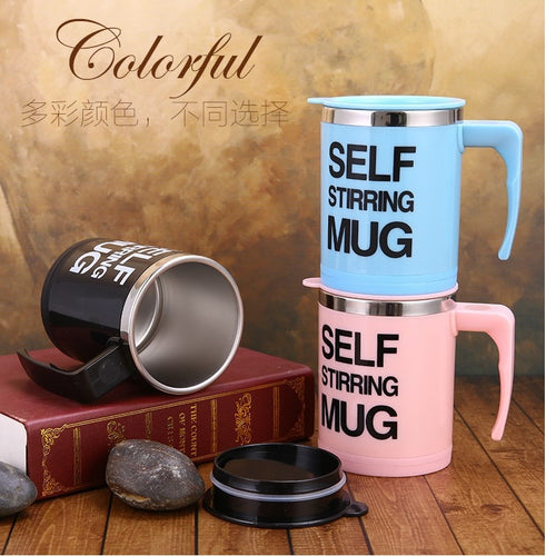Trichromatic European Electric Mixing Cup Stainless Steel Inner Gallbladder Coffee Cup Lazy Automatic Water Cup