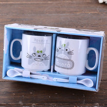 Load image into Gallery viewer, Creative Cartoon Chinchilla Set Cup Home Water Cup Personality Ceramic Mug Couple Cup with Spoon Cup Mug Coffee Cup