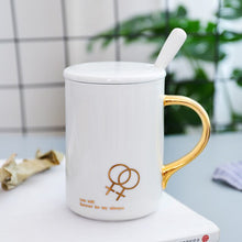Load image into Gallery viewer, High quality ceramic cup 400ml creative drawing Phnom Penh office coffee milk mug couple daily drinking cup Good gift