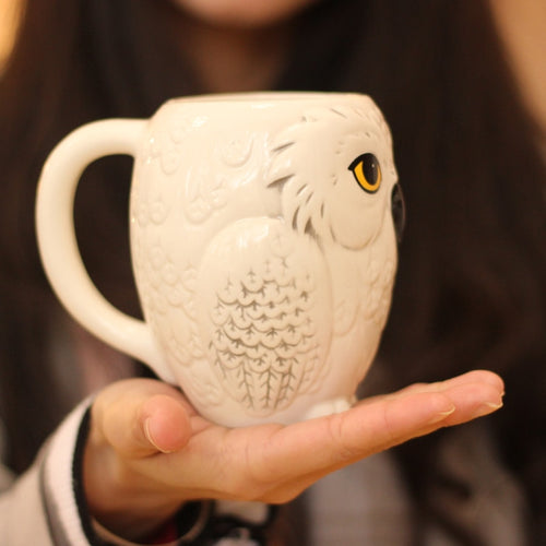 3D Animal Cups Owl Mug Ceramic Mug Coffee Cup Cute Office Mugs Christmas Gifts