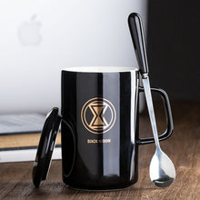 Load image into Gallery viewer, OUSSIRRO Creative Avengers Justice League  Ceramic Mug With Lid With Spoon Superman Spiderman Batman High Quality  Cup Nice Gift